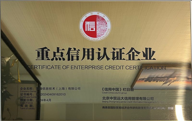 《信用中国》重点信用认证企业