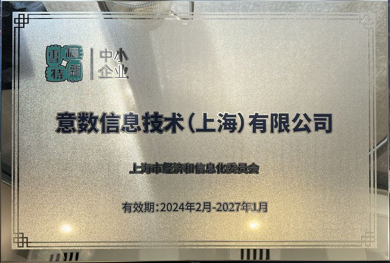 上海市专精特新中小企业